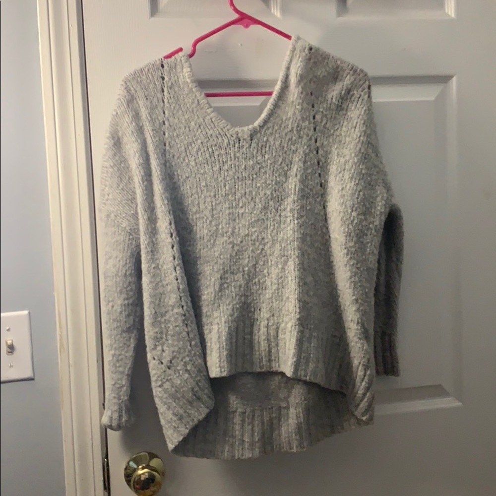 Gray sweater